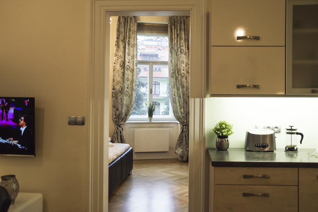 Modern Apartment Vsehrdova Praga Esterno foto